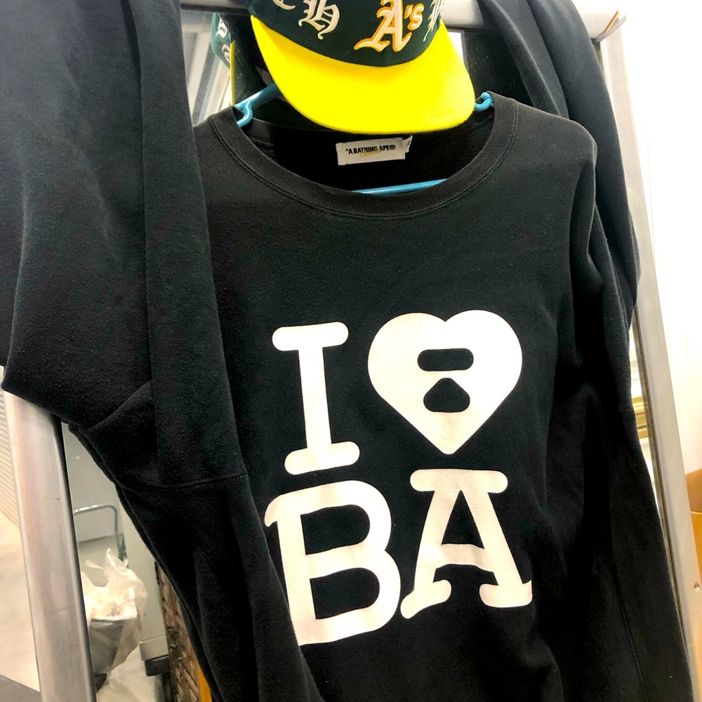 Bathing ape sweater, crew neck